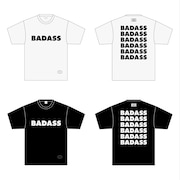 「BADASSVIBES X」とTANGTANGのコラボTシャツ。