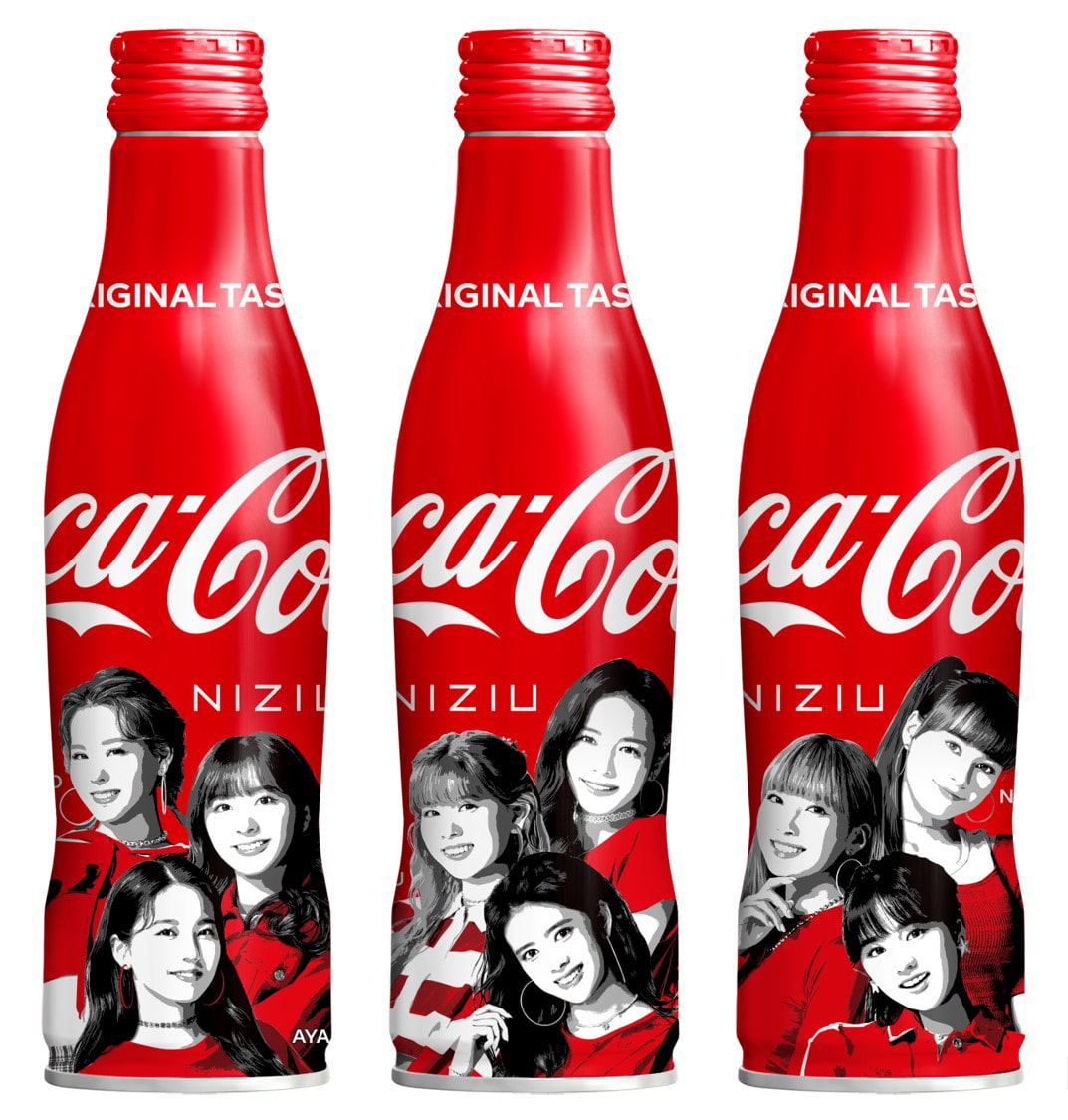 Niziu コカ コーラボトル発売 メンバー3人ずつの3種類 音楽ナタリー