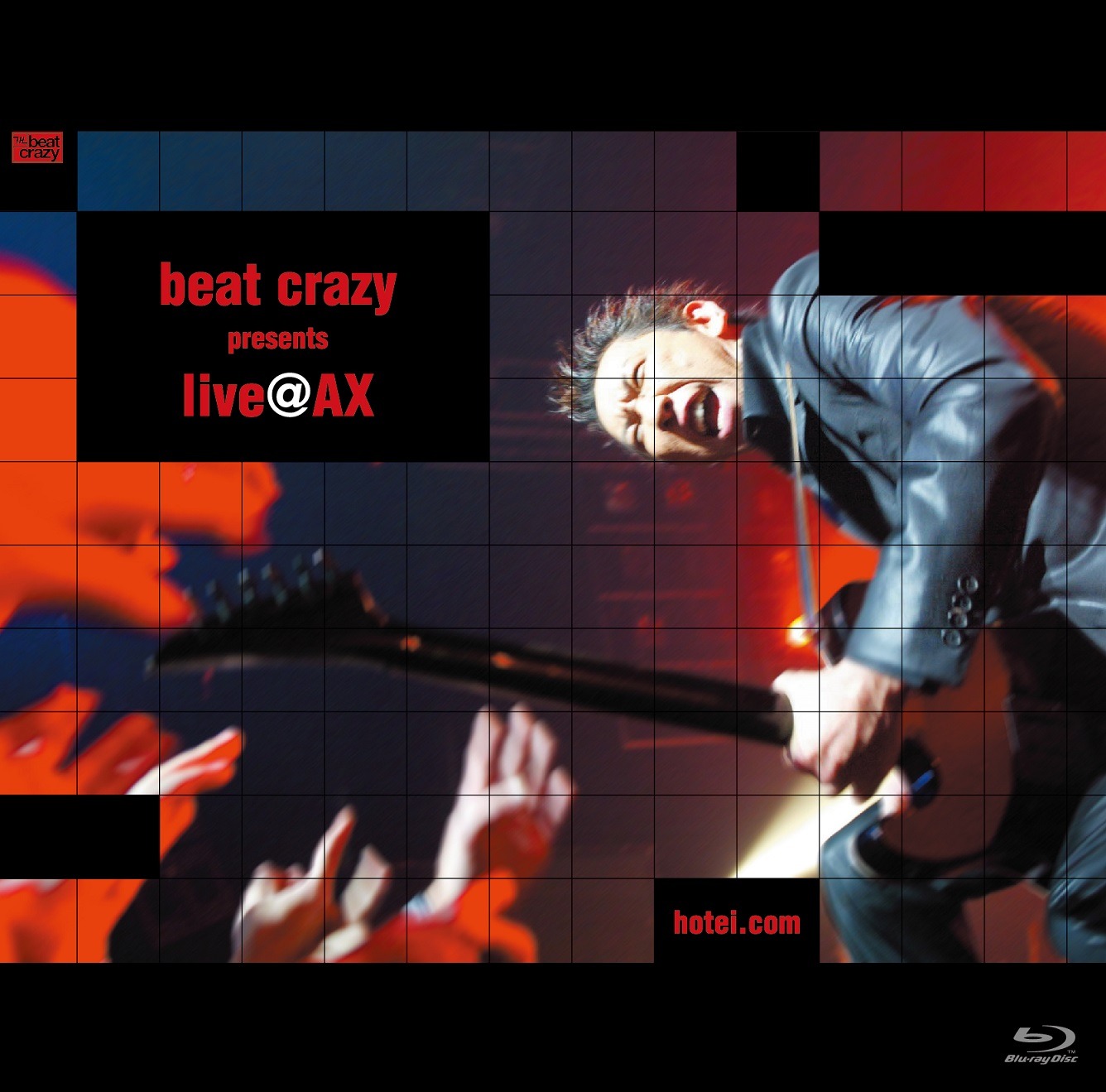 布袋寅泰「beat crazy presents live @AX」Blu-rayジャケット