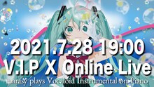 まらしぃ生出演 NEW ALBUM「V.I.P X」リリース特番の告知ビジュアル