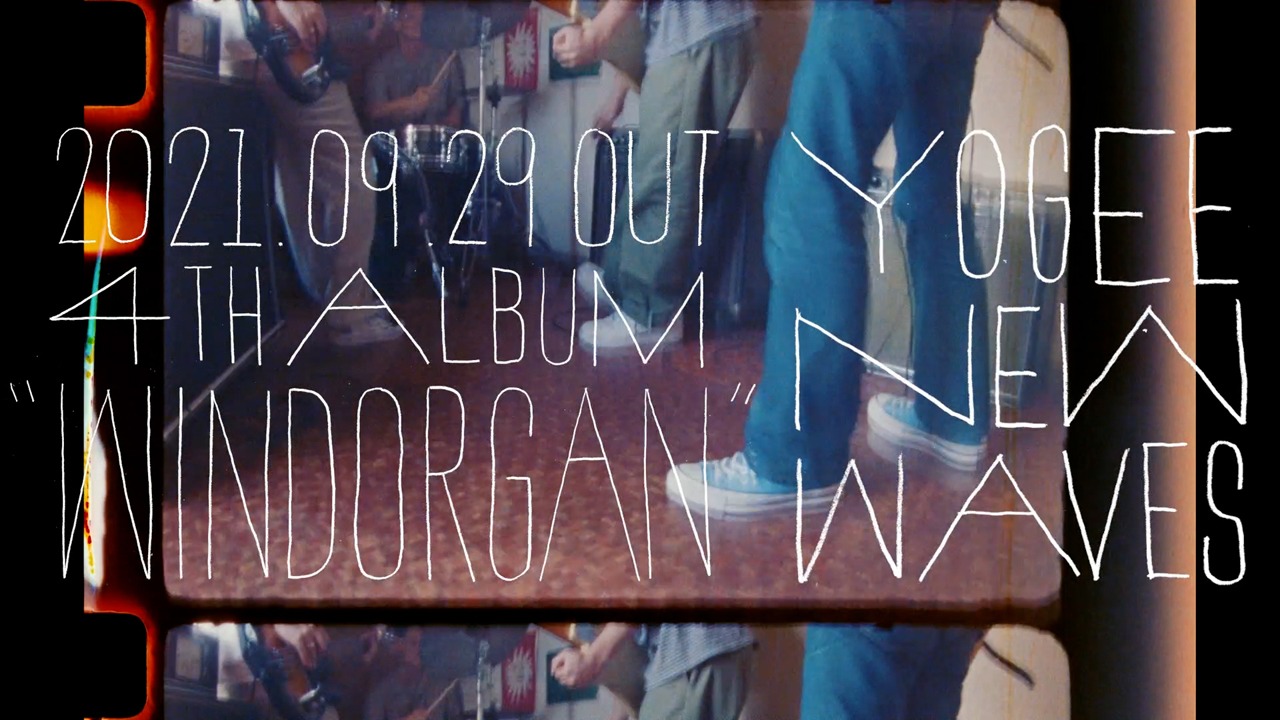 Yogee New Waves「WINDORGAN」発売告知ビジュアル