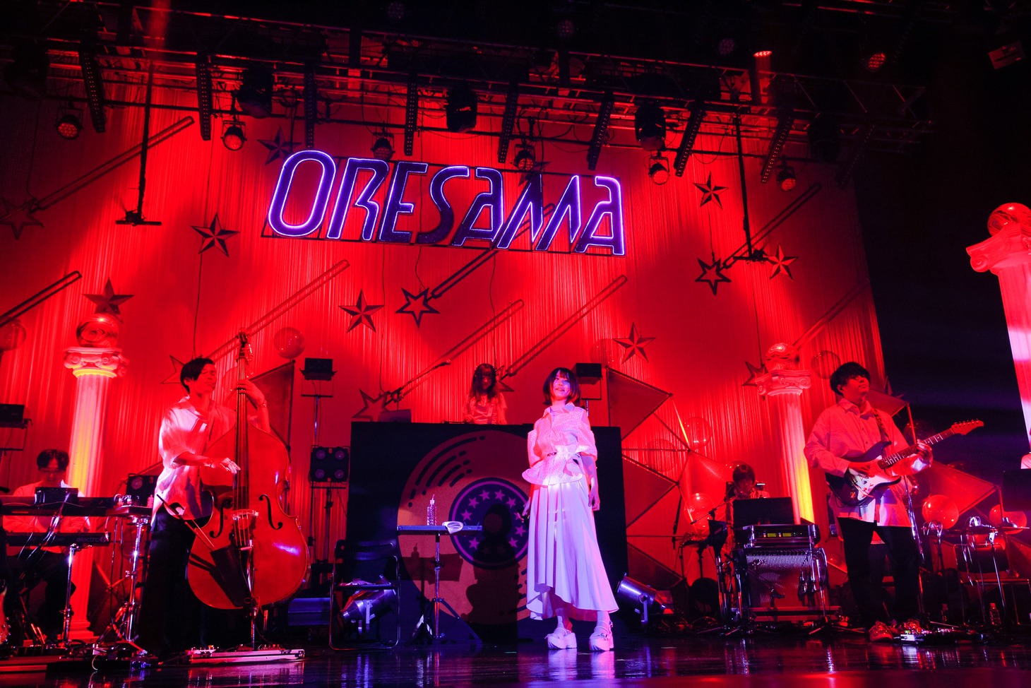 ORESAMA「ORESAMA ONEMAN LIVE "SUMMER NIGHT PARTY"」の様子。（撮影：江藤はんな［SHERPA+］）