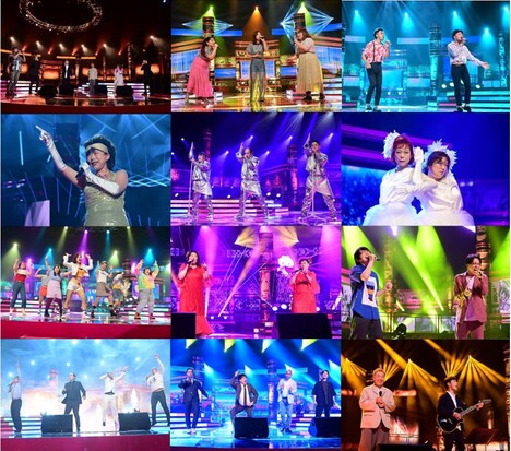 「UTAGE!」の出演芸人たち。(c)TBS