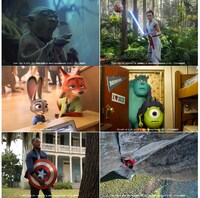 ディズニープラスの新TVCM「挑戦」編より。