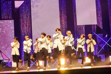 「JO1 4TH SINGLE『STRANGER』リリース記念オンラインショーケースイベント」の様子。(c)LAPONE ENTERTAINMENT