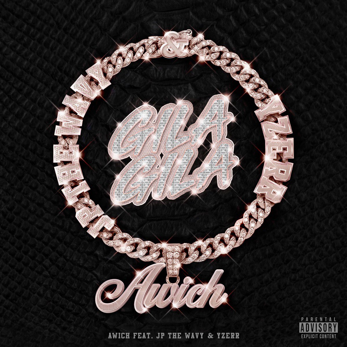 Awich「GILA GILA feat. JP THE WAVY, YZERR」SNS告知画像