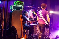 日高央（G / THE STARBEMS）、RONZI（Dr / BRAHMAN、OAU）、津田紀昭（B / KEMURI、THE REDEMPTION）。（Photo by sotobayashi kenta）