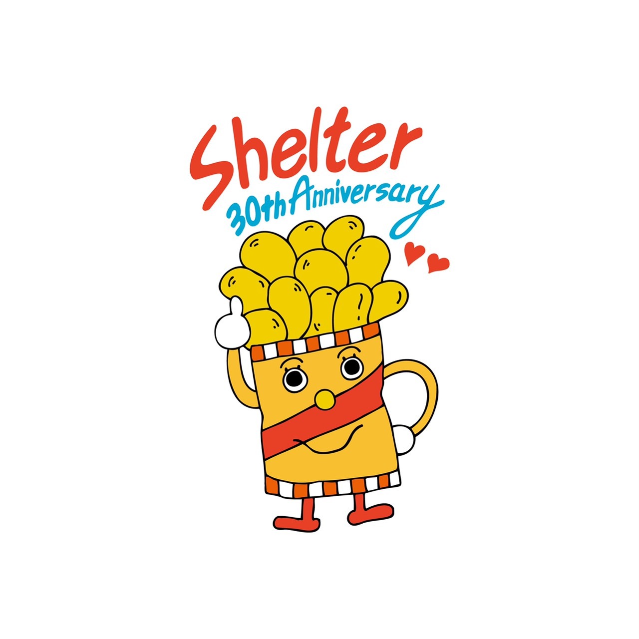 東京・下北沢SHELTERの30周年イラスト。