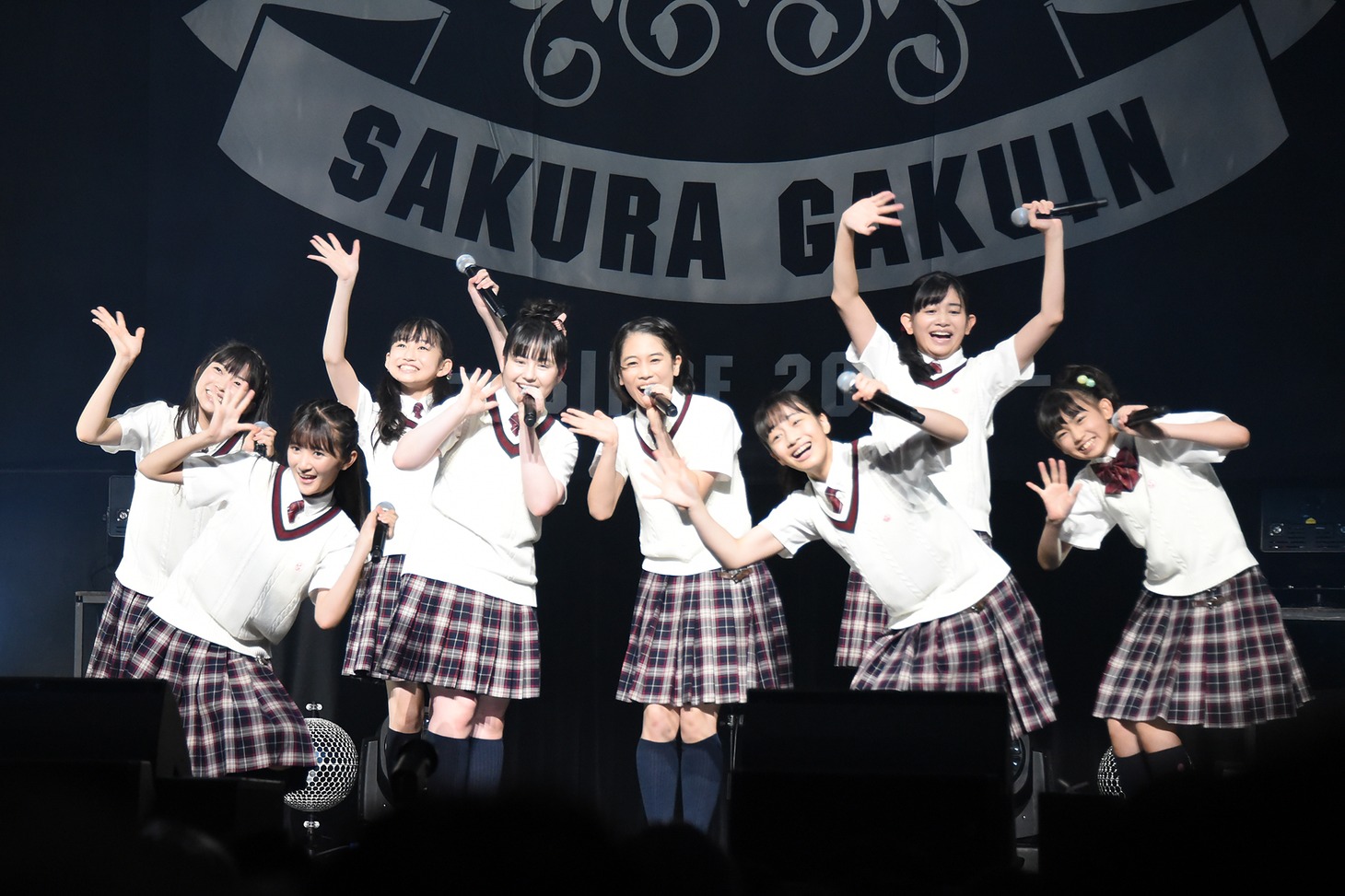 さくら学院「さくら学院 Summer LIVE 2020 ～放課後アンソロジー 君と見た夏色桜花～」の様子。