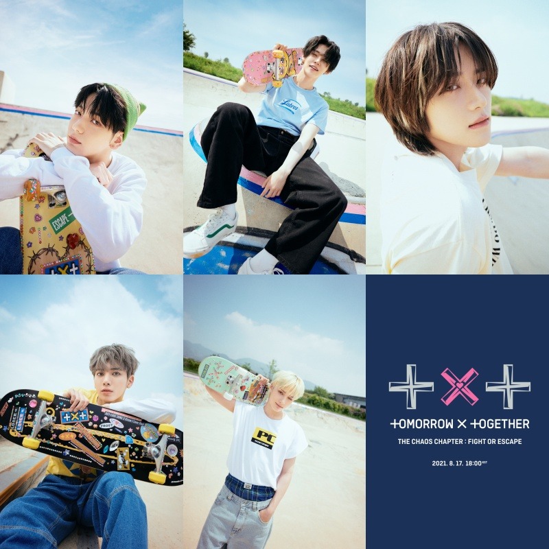 TOMORROW X TOGETHER「The Chaos Chapter: FIGHT OR ESCAPE」コンセプトフォト“FIGHT”バージョン（ソロ）。(c)BIGHIT MUSIC