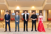 左から市川雅統、河津秋敏、佐々木新平、伊藤賢治、野々村彩乃。(撮影:築地孝典、大谷ZUN純一朗)