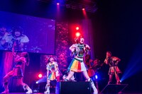 虹のコンキスタドール「RAINBOW JAM2021-SUMMER SHOWER-」の様子。