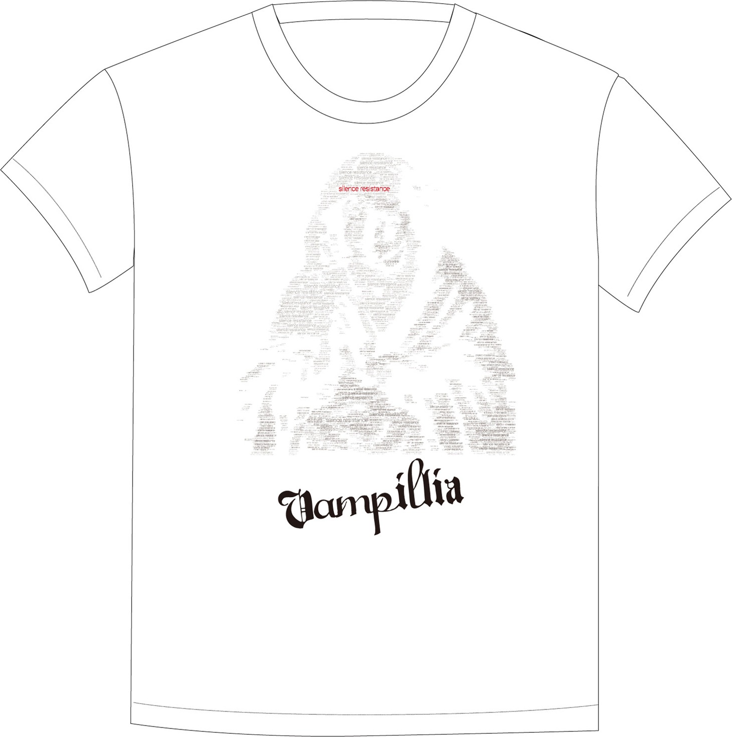 Vampillia Tシャツ（WHITE）