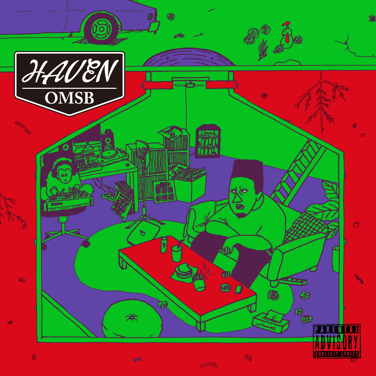 OMSB「HAVEN」配信ジャケット