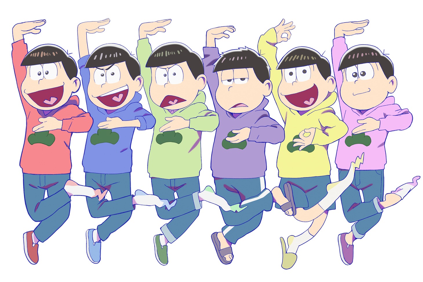 アニメ「おそ松さん」ビジュアル (c)赤塚不二夫／おそ松さん製作委員会