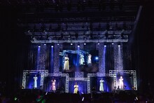 たこやきレインボーワンマンライブ「Departures」の様子。