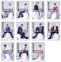 JO1「STRANGER」コラボカフェ第2弾期間特典ポストカードデザイン。