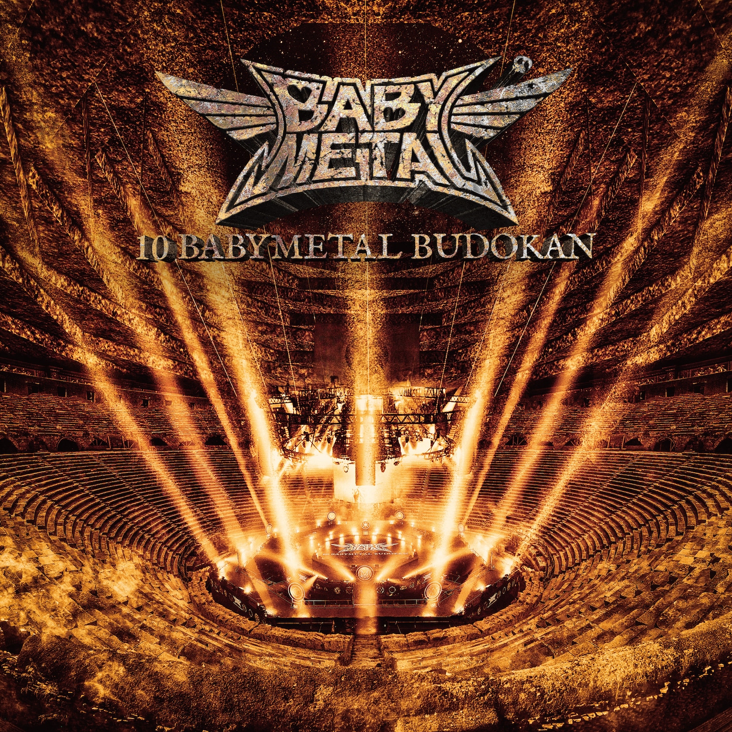 BABYMETAL「10 BABYMETAL BUDOKAN」アルバム通常盤 / 完全生産限定盤ジャケット