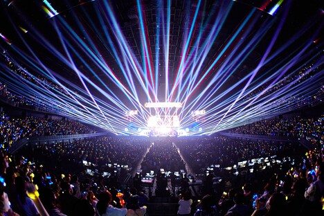 「ヒプノシスマイク -Division Rap Battle- 7th LIVE ≪SUMMIT OF DIVISIONS≫」8月7日公演の様子。