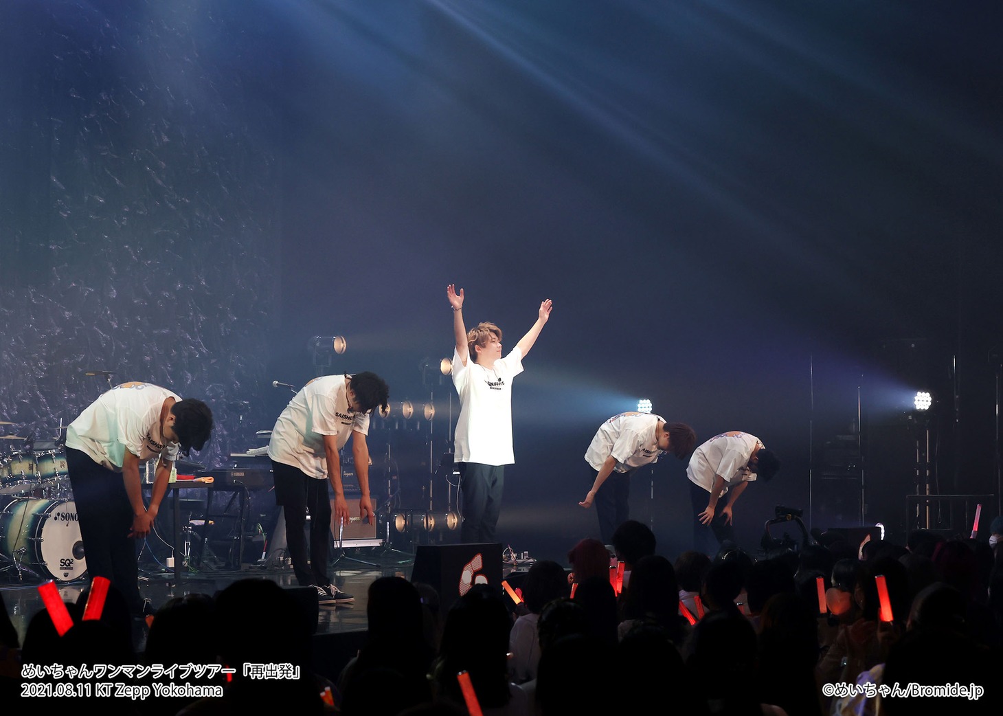 めいちゃん「再出発」KT Zepp Yokohama公演の様子。（Photo by Bromide.jp）