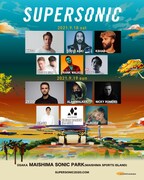 「SUPERSONIC」大阪公演出演アーティスト告知ビジュアル