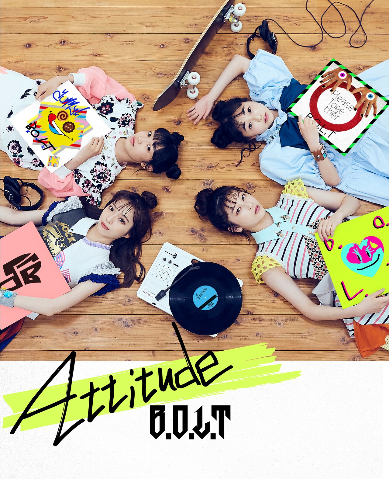 B.O.L.T「Attitude」初回限定盤Bジャケット - B.O.L.T、LP