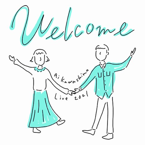 川嶋あい「Ai Kawashima LIVE 2021 "Welcome"」ロゴ