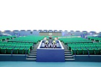 多摩六都科学館内のプラネタリウムドーム・サイエンスエッグ。