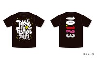 「TOKYO IDOL FESTIVAL 2021」Tシャツ付きチケットのTシャツデザイン（3日通し）。