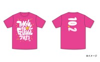 「TOKYO IDOL FESTIVAL 2021」Tシャツ付きチケットのTシャツデザイン（10月2日）。