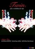 「polly & EASTOKLAB Split『Twin.』Release Tour」ポスタービジュアル