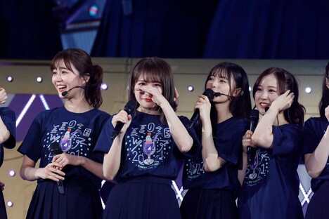 乃木坂46「真夏の全国ツアー2021」福岡公演の様子。
