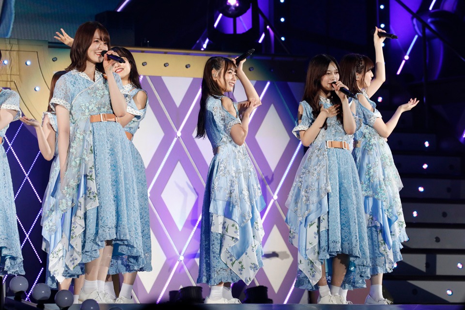 乃木坂46「真夏の全国ツアー2021」福岡公演の様子。