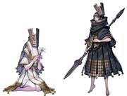 左からフィーア、仮面の王。