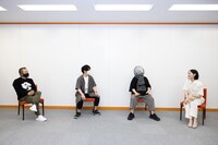 左から齊藤陽介さん、伊藤佐樹さん、ヨコオタロウさん、のっちさん。