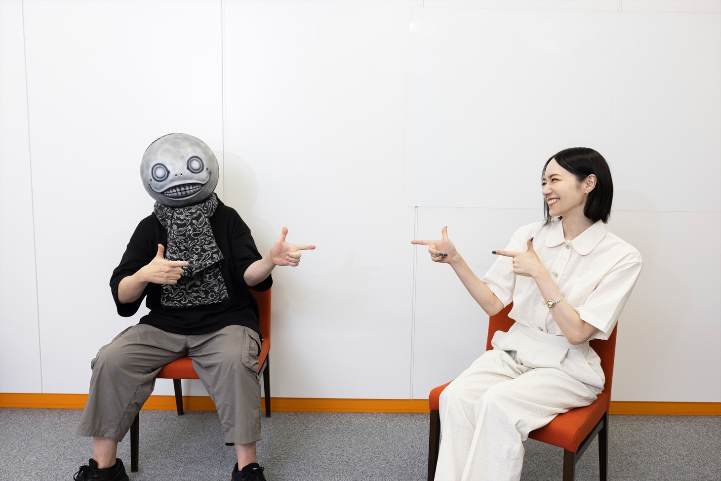気が合うヨコオさんとのっちさん。