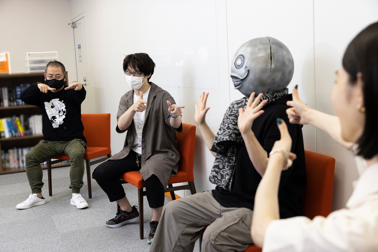 左から齊藤陽介さん、伊藤佐樹さん、ヨコオタロウさん、のっちさん。