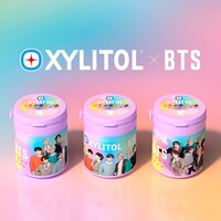 「キシリトールガム BTS Smileボトル」集合バージョン