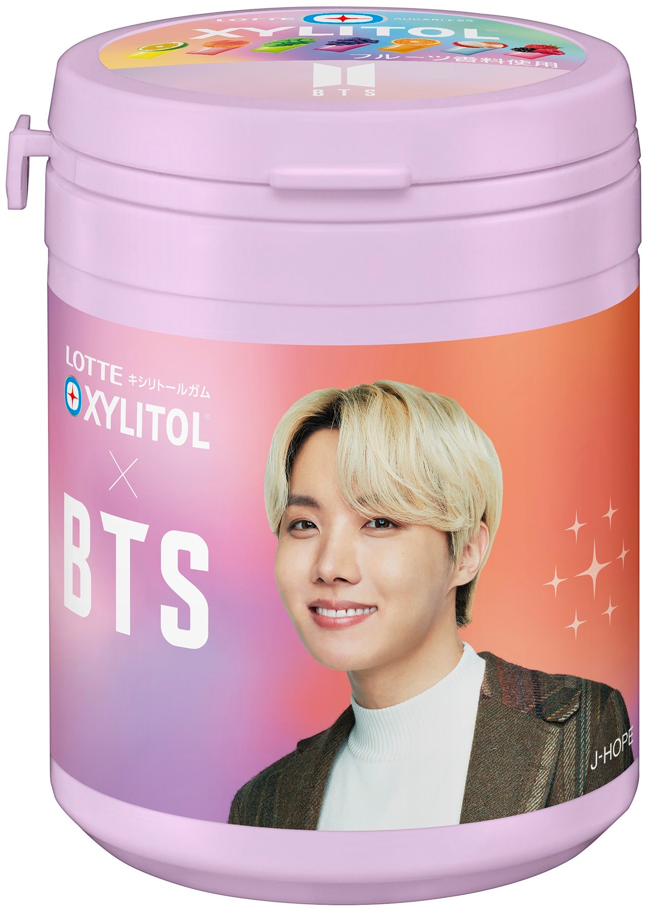 「キシリトールガム BTS Smileボトル」J-HOPEバージョン