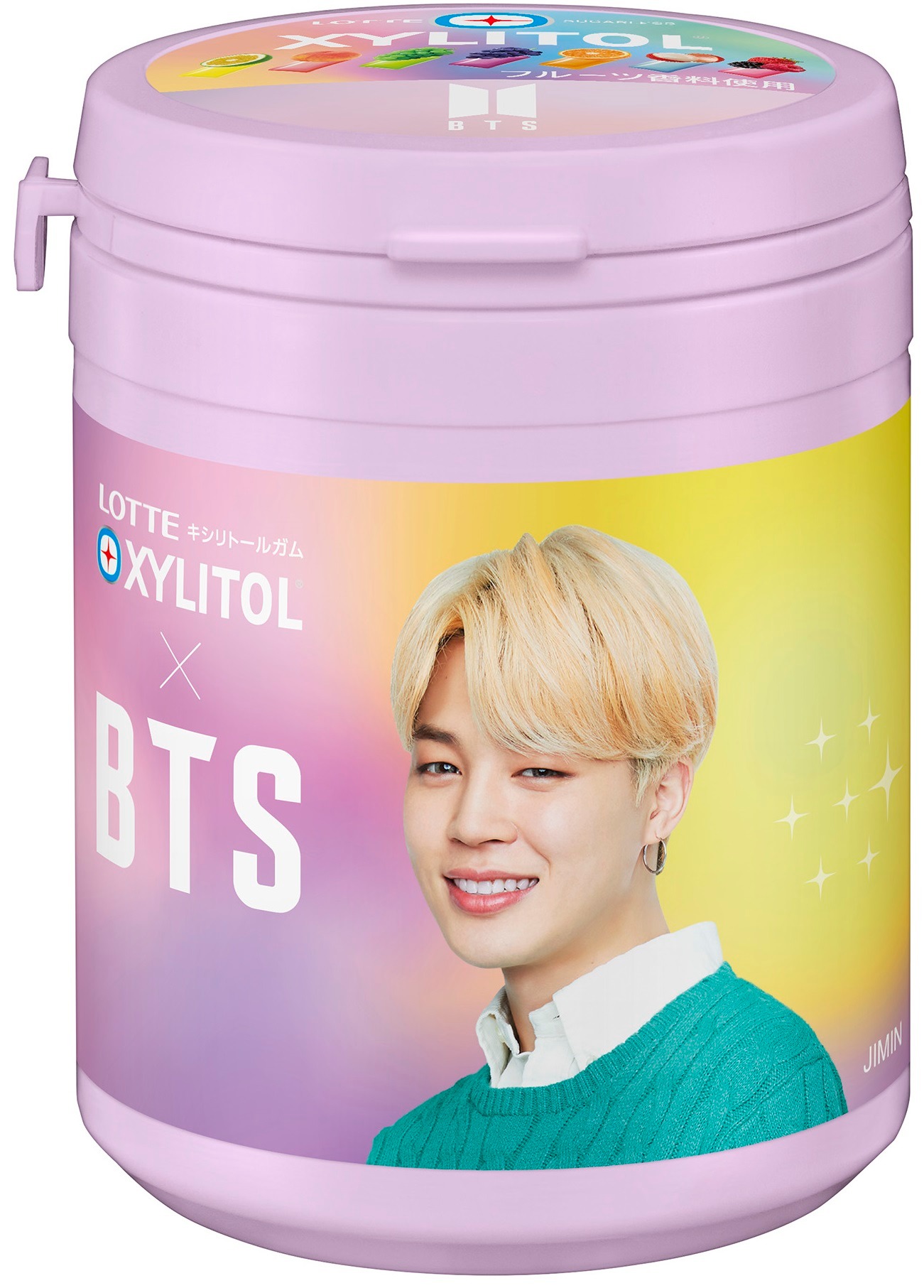 「キシリトールガム BTS Smileボトル」JIMINバージョン
