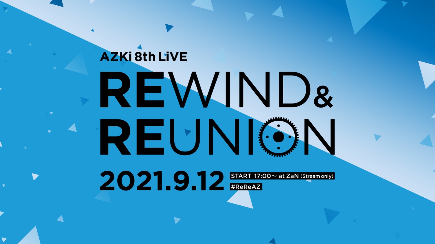 AZKi「AZKi 8th LiVE『Rewind & Reunion』」告知ビジュアル