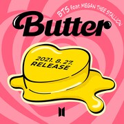 BTS「Butter (feat. Megan Thee Stallion)」告知ビジュアル