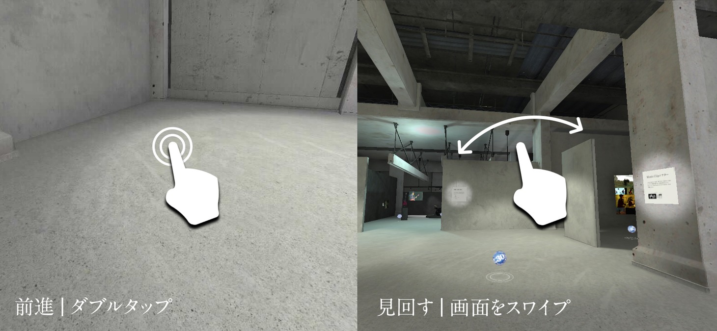 「L'Arc-en-Ciel 30th L'Anniversary VR Museum」操作方法