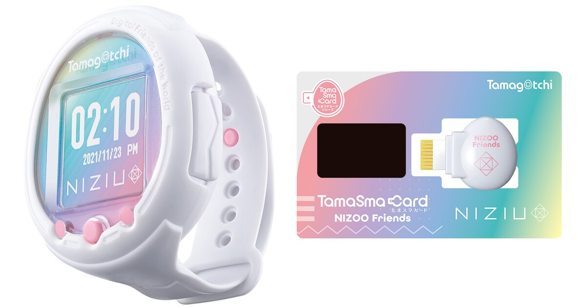 NiziUとコラボした「たまごっちスマート」発売、オフィシャルキャラ 
