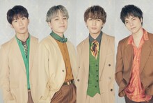 左から濵田崇裕、神山智洋、藤井流星、重岡大毅。(c)TBS