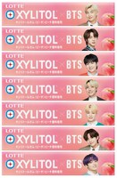 BTSパッケージの「キシリトールガム ピーチ」。