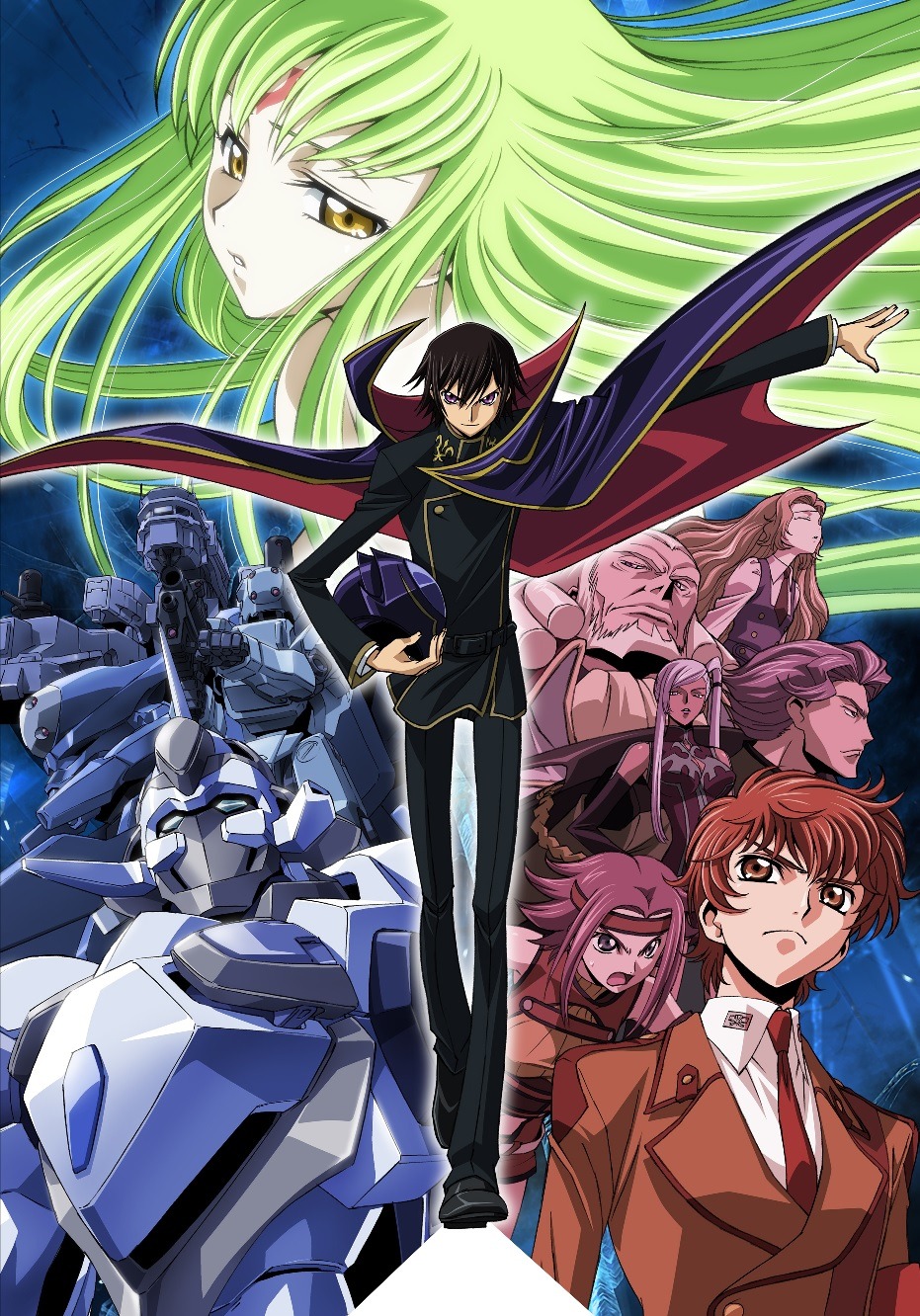 テレビアニメ「15周年 コードギアス 反逆のルルーシュ」キービジュアル (c)SUNRISE／PROJECT GEASS Character Design (c)2006 CLAMP・ST