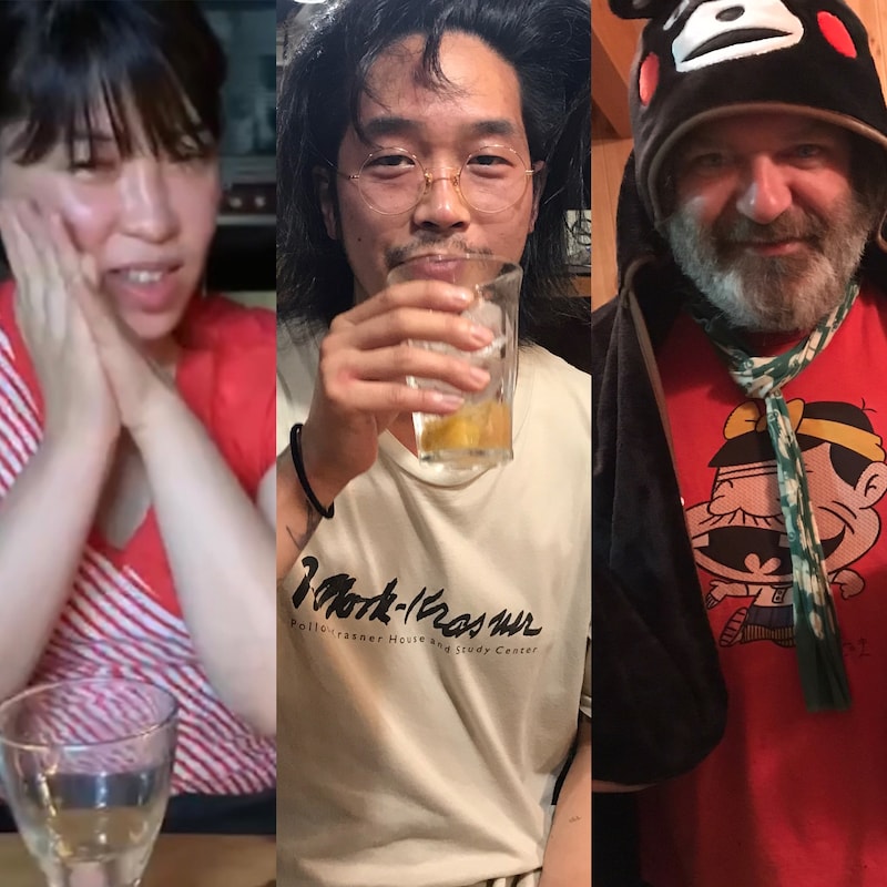 左から石橋英子、日高理樹（RIKI HIDAKA）、ジム・オルーク。