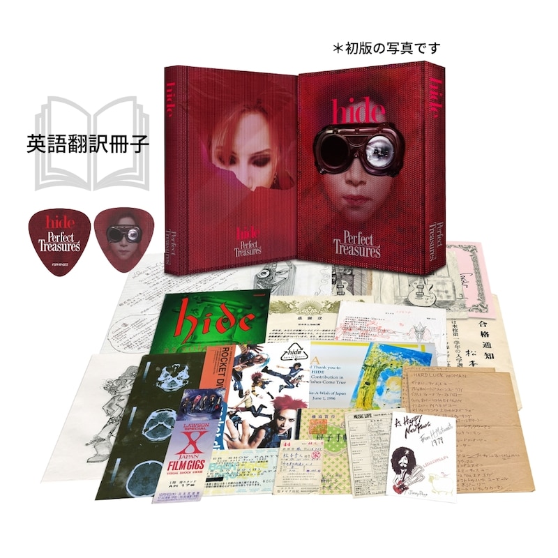 「hide Perfect Treasures Premium International version」展開図サンプル
