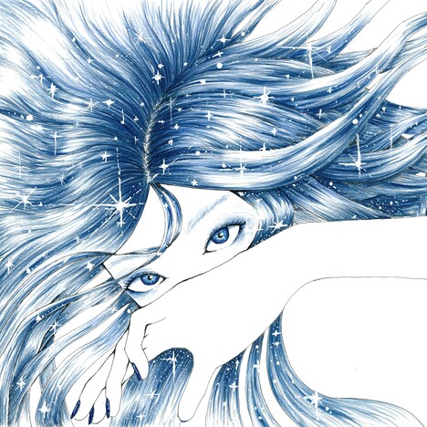 松木美定「ルミネッセンスで貫いて」配信ジャケット